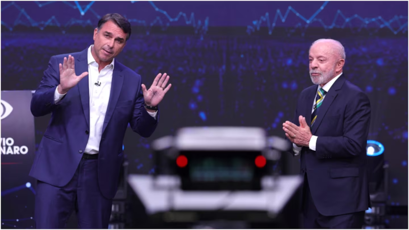 Lula y Flávio Bolsonaro llegan empatados al tramo final antes del balotaje en Brasil