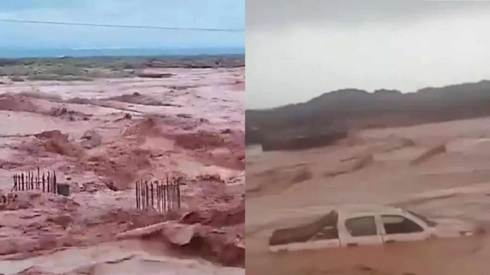 Feroz temporal en Neuquén: Rincón de los Sauces quedó aislado y activan puente aéreo