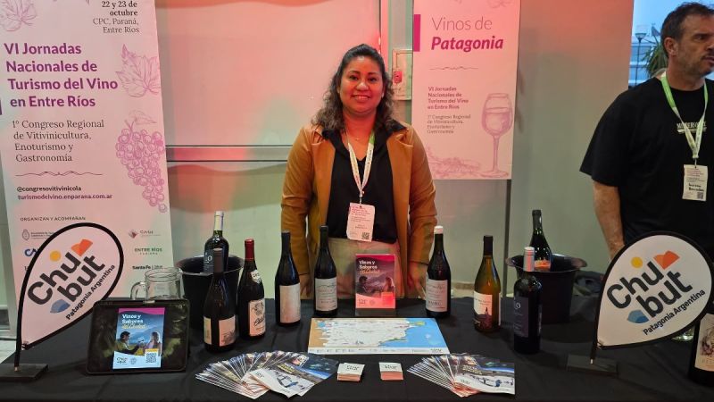 Chubut participó de las VI Jornadas Nacionales de Turismo del Vino en Entre Ríos