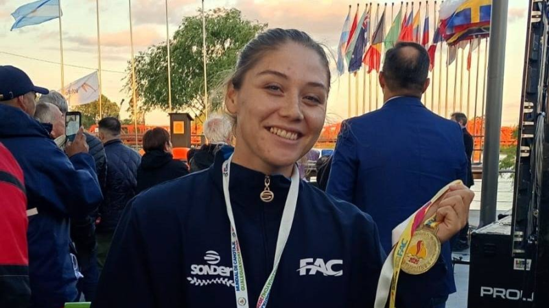 Candela Velázquez se consagró campeona panamericana de maratón en Gualeguaychú