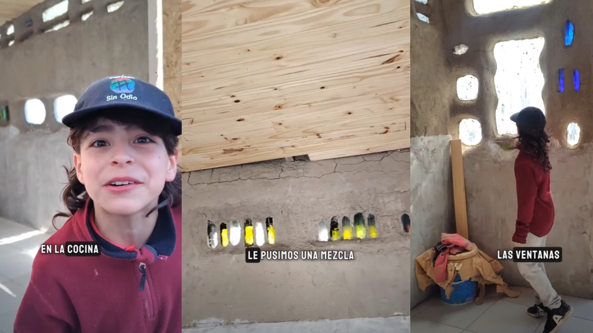 Un proyecto que crece en Comodoro: construyen una cocina con técnicas de bioconstrucción y convocan a vecinos para seguir avanzando