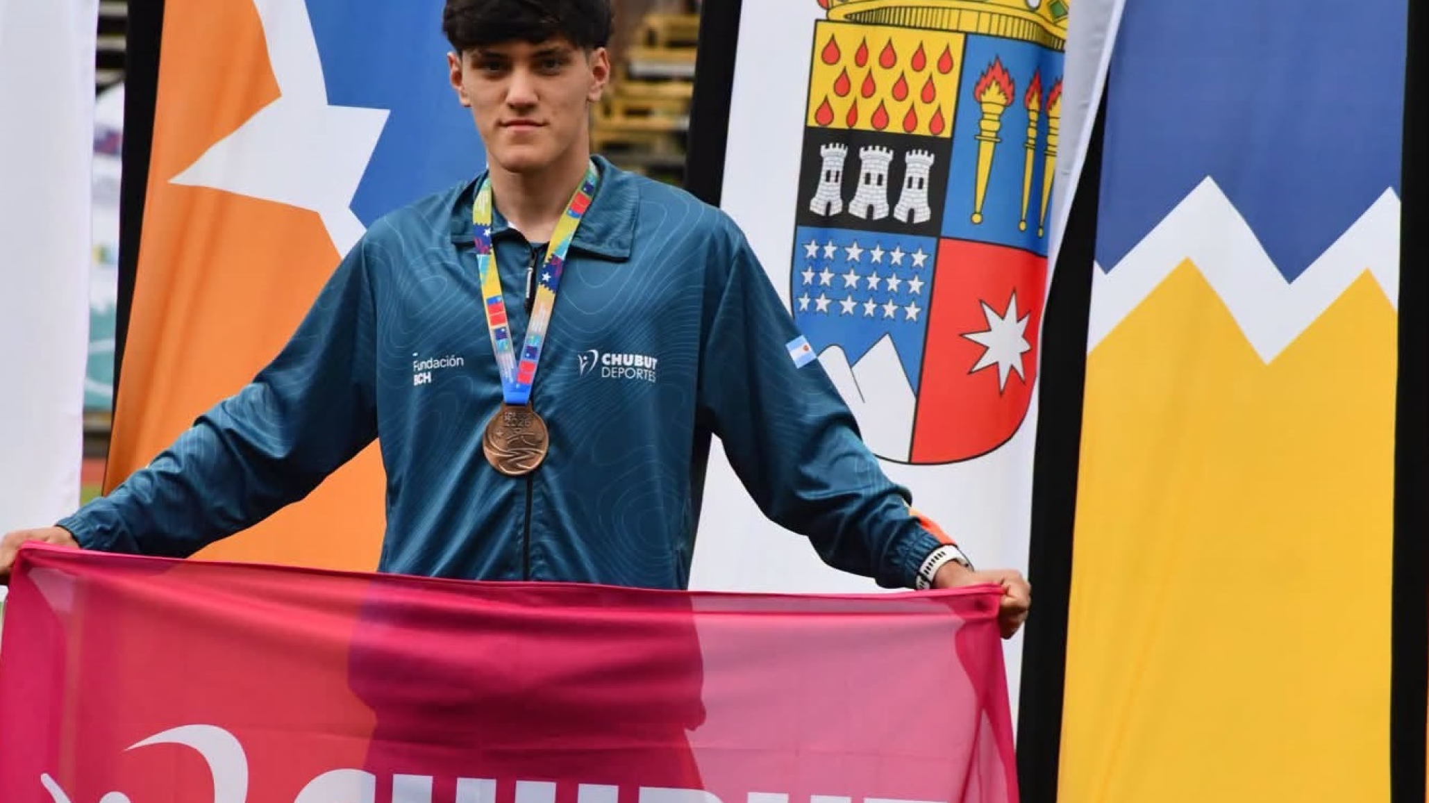 El radatilense Valentino Bonelli brilló en Chile y se colgó la medalla de bronce en los Juegos de la Araucanía