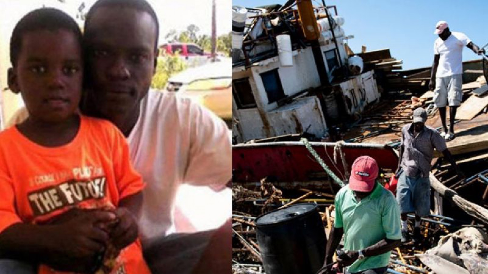 Desgarrador: Un hombre relató cómo fue la desaparición de su hijo a manos del huracán Dorian