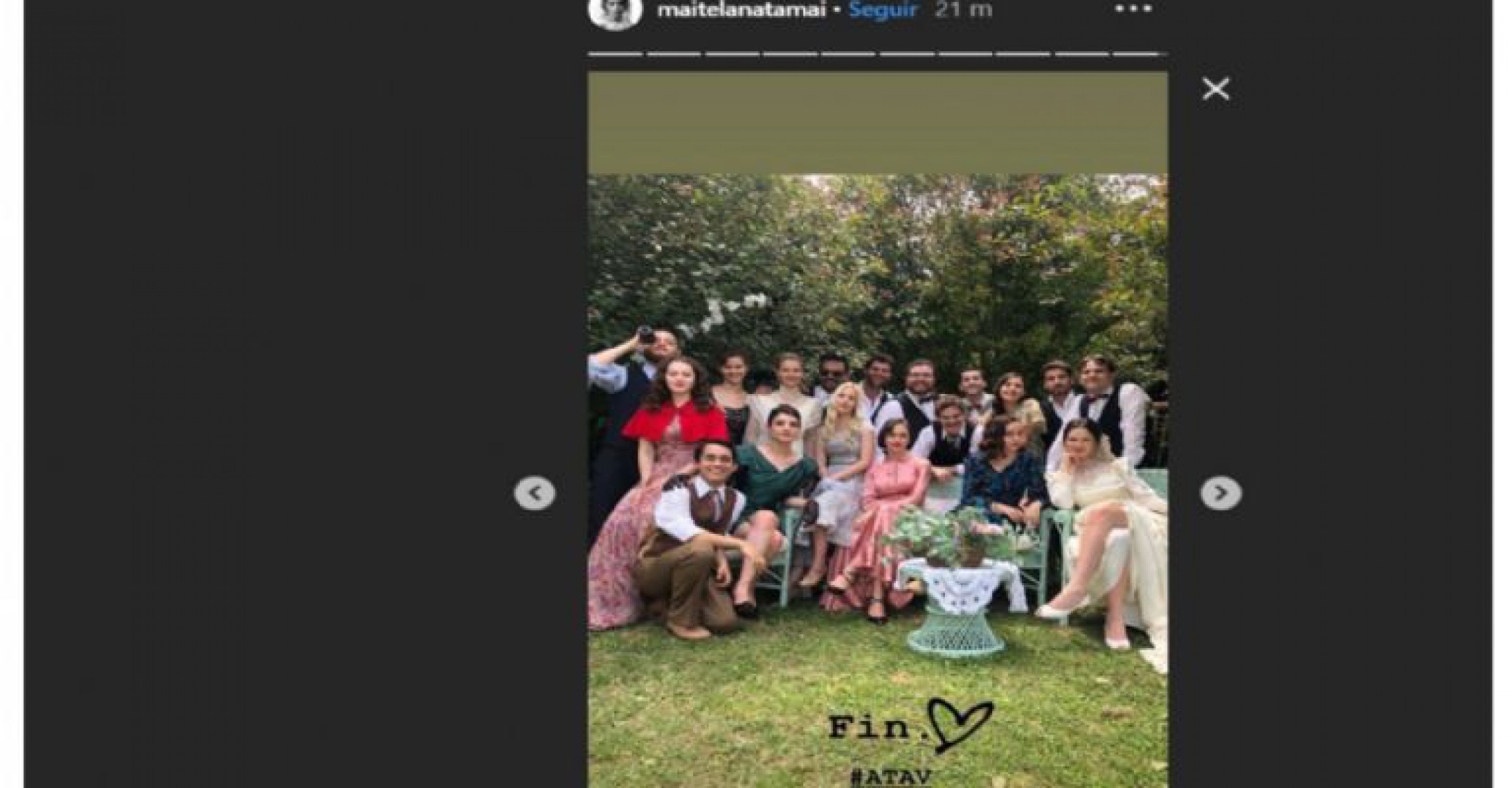 Los actores de ATAV y sus posteos tras el final de la tira