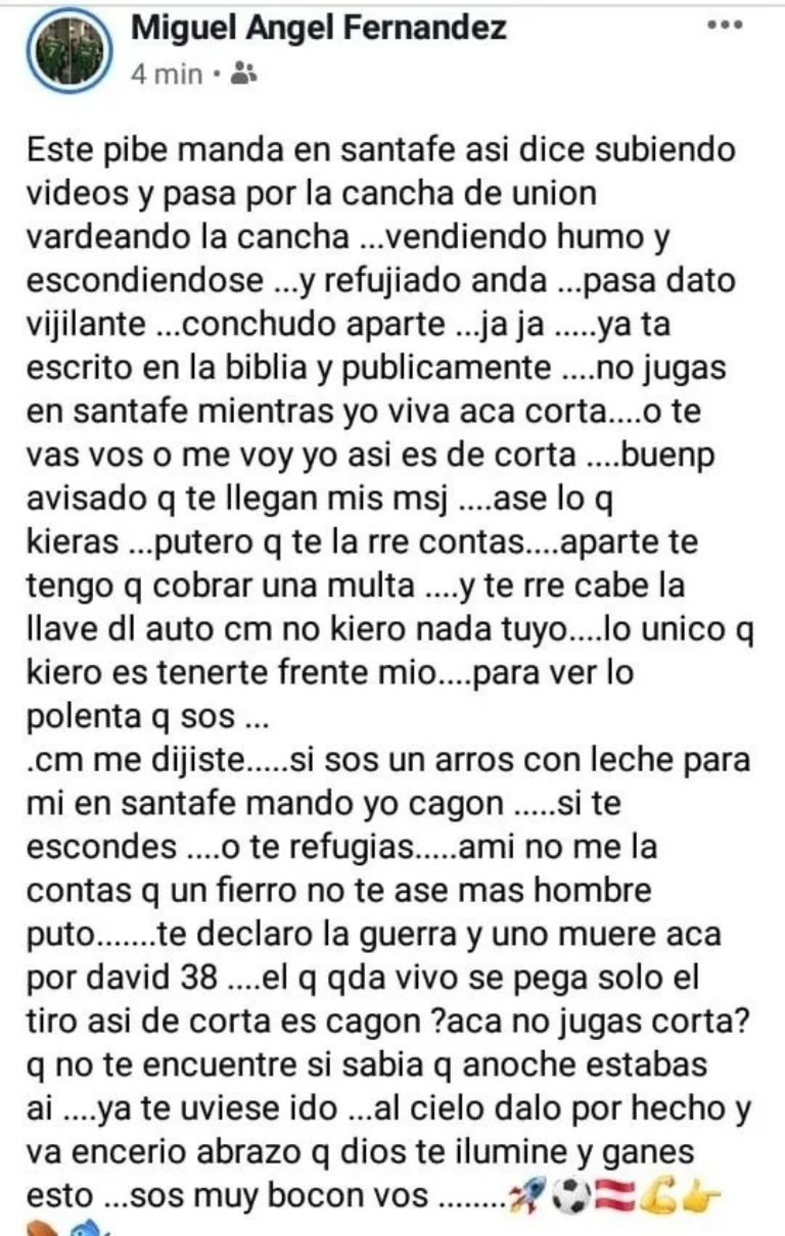 “Te declaro la guerra y uno muere”: La horrible razón de la desaparición de Brian Fernández