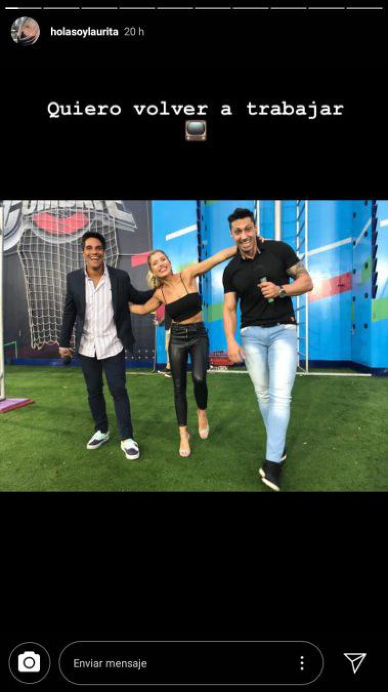 Laurita Fernández confesó: ”Quiero volver a trabajar”