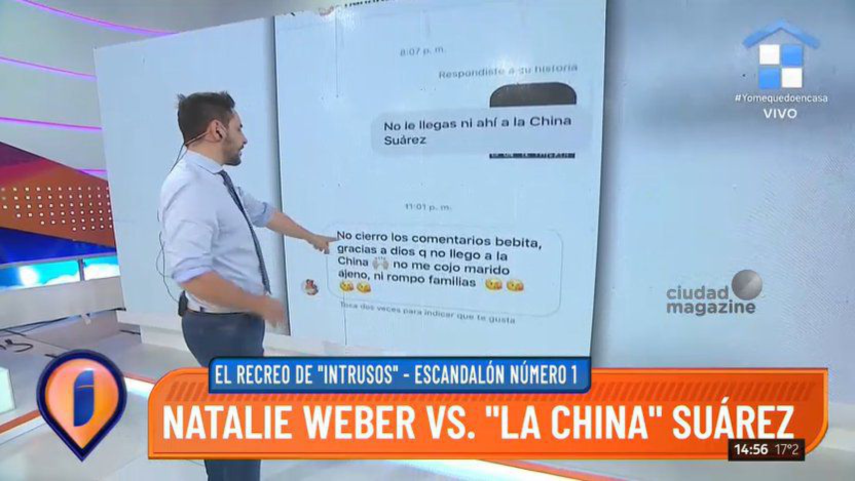 Natalie Weber contra la China “no me coj.. maridos ajenos”