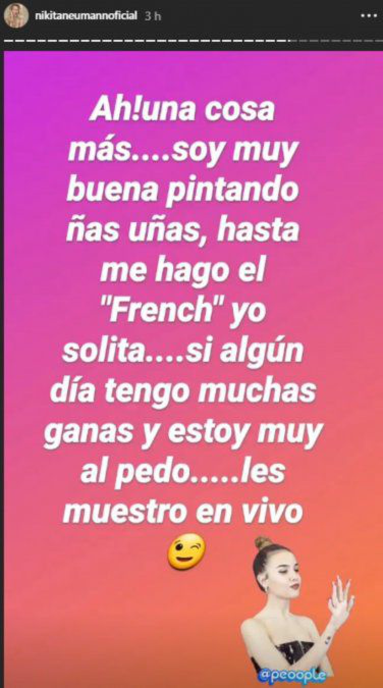 Nicole Neumann ¡furiosa! ¿no le creen qué sabe hacerse las uñas?