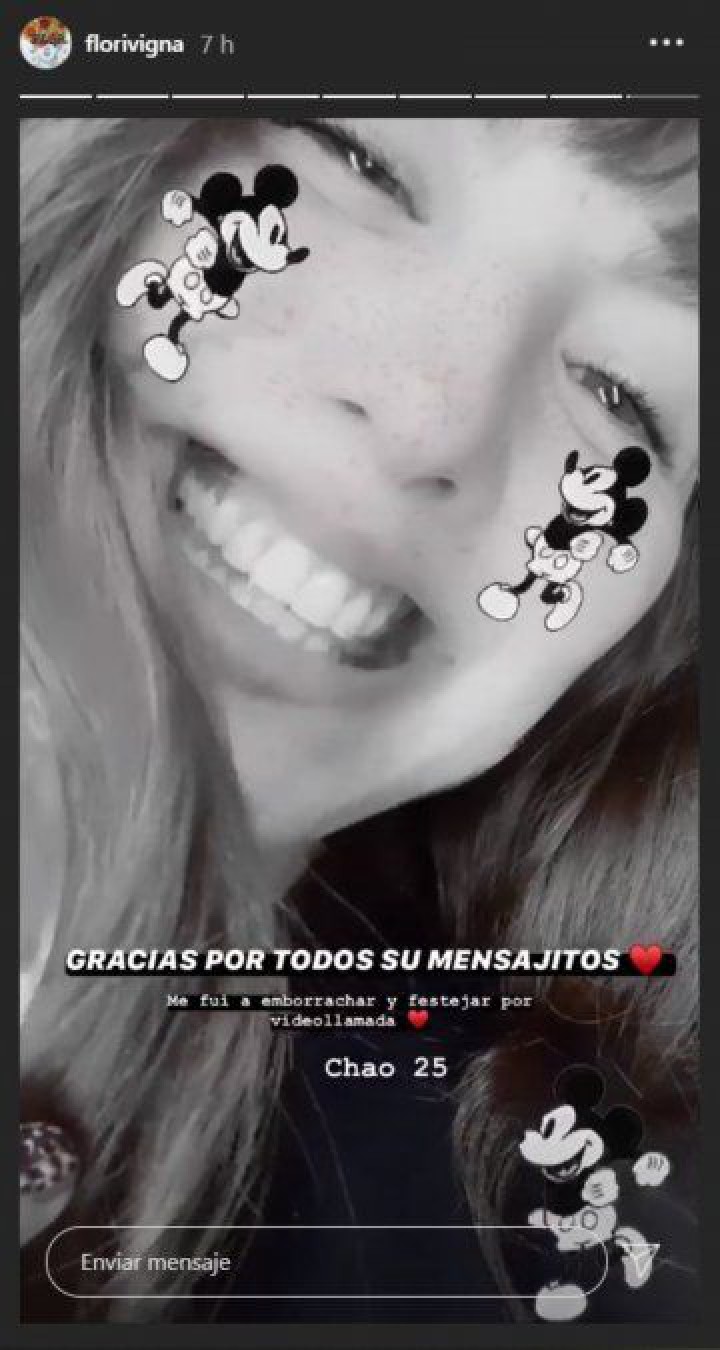 Flor Vigna celebra su cumpleaños: “Me voy a emborrachar”