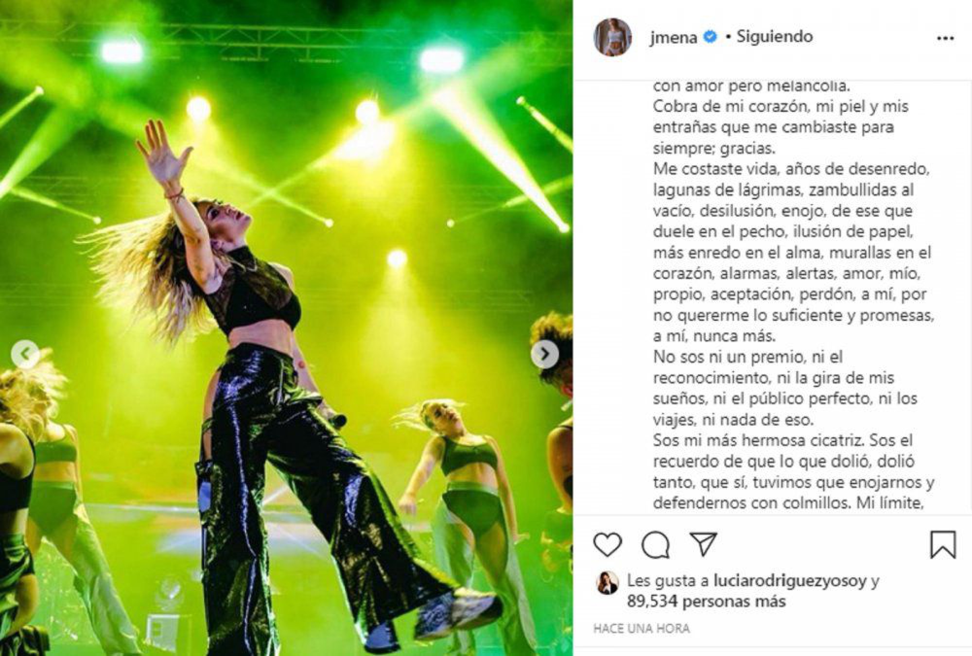 Jimena Barón emocionadísima por un reconocimiento en plena pandemia: “Lo estaba necesitando”