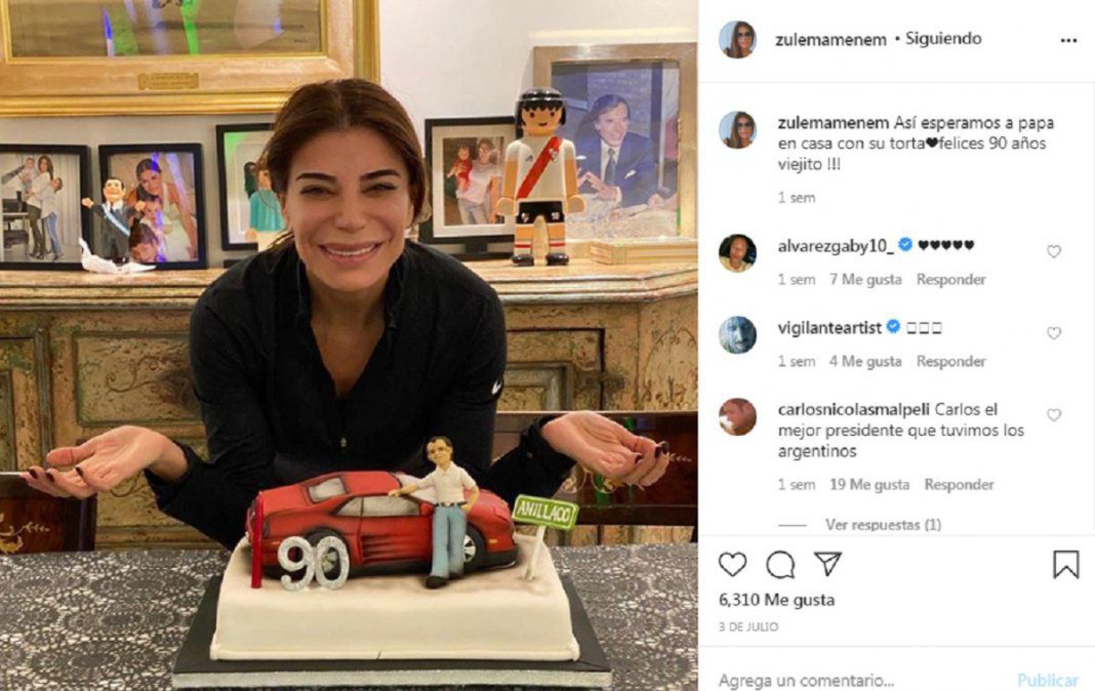 Zulema Menem sorprendió con su elongación ¿La viste?