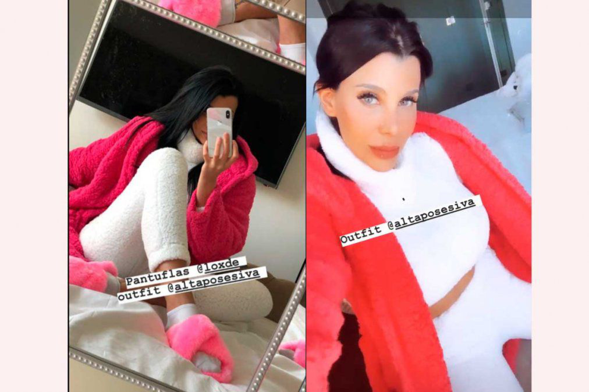 Charlotte Caniggia dejó los brillos y lució un particular look ¿de peluche?