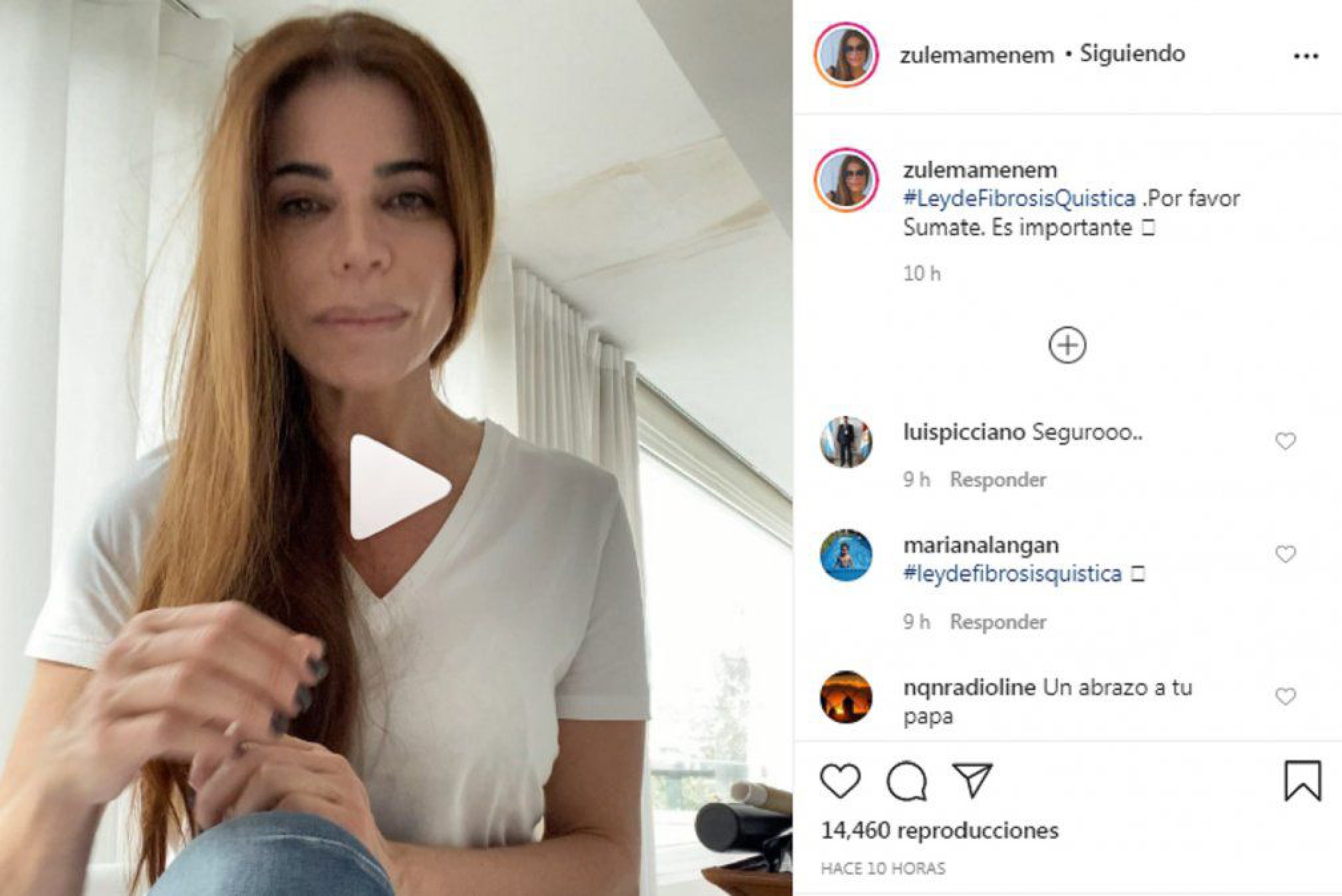 Zulema Menem sobre la Ley de Fibrosis Quística: “Por Favor, sumate a la campaña para que se apruebe”