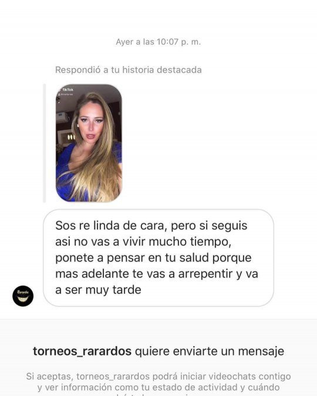 El indignante mensaje que recibió Mar Tarres: ”Si seguís así no vas a vivir mucho tiempo”