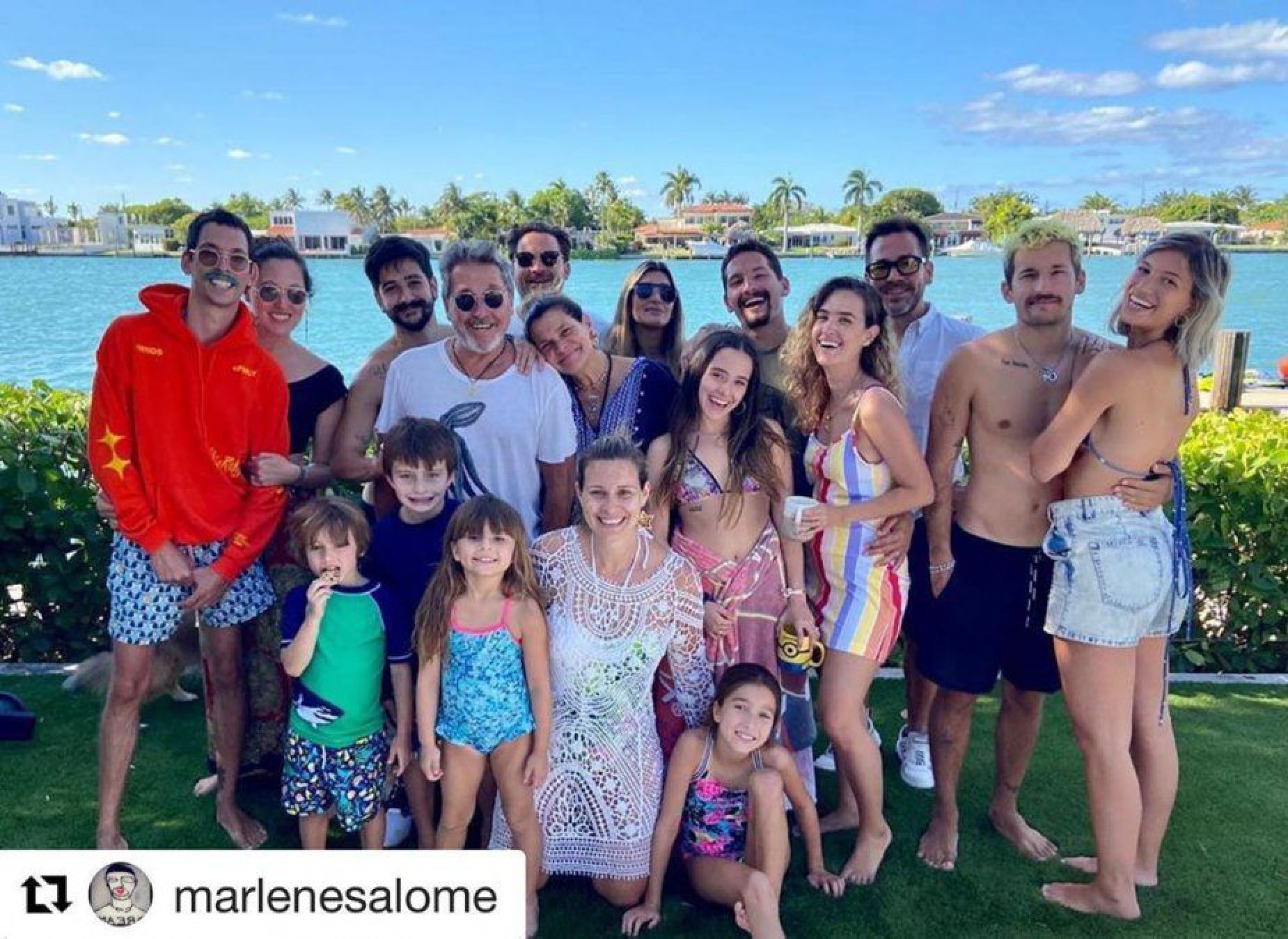 El mensaje de Ricardo Montaner junto a una foto familiar: ”Amo a cada uno de los que están”