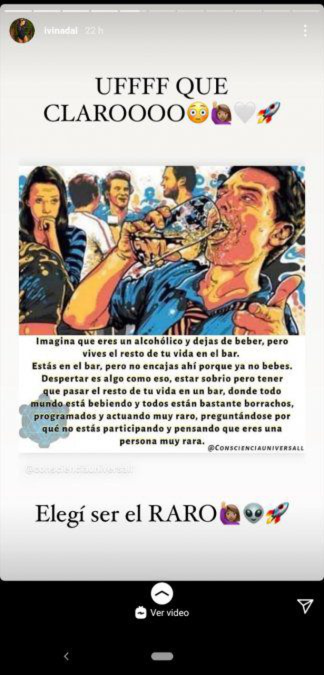 El mensaje de Ivana Nadal ¿Indirecta para Nati Jota?