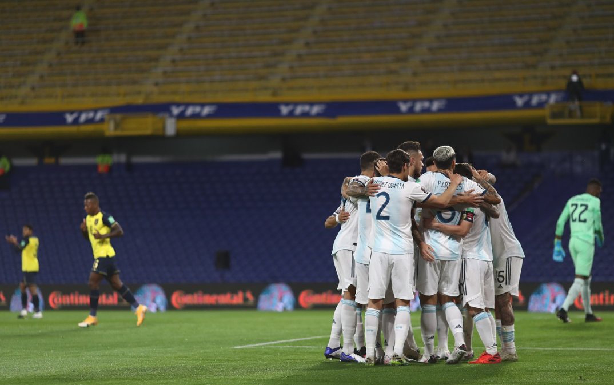 Con gol de Messi, Argentina derrotó por 1-0 a Ecuador en La Bombonera