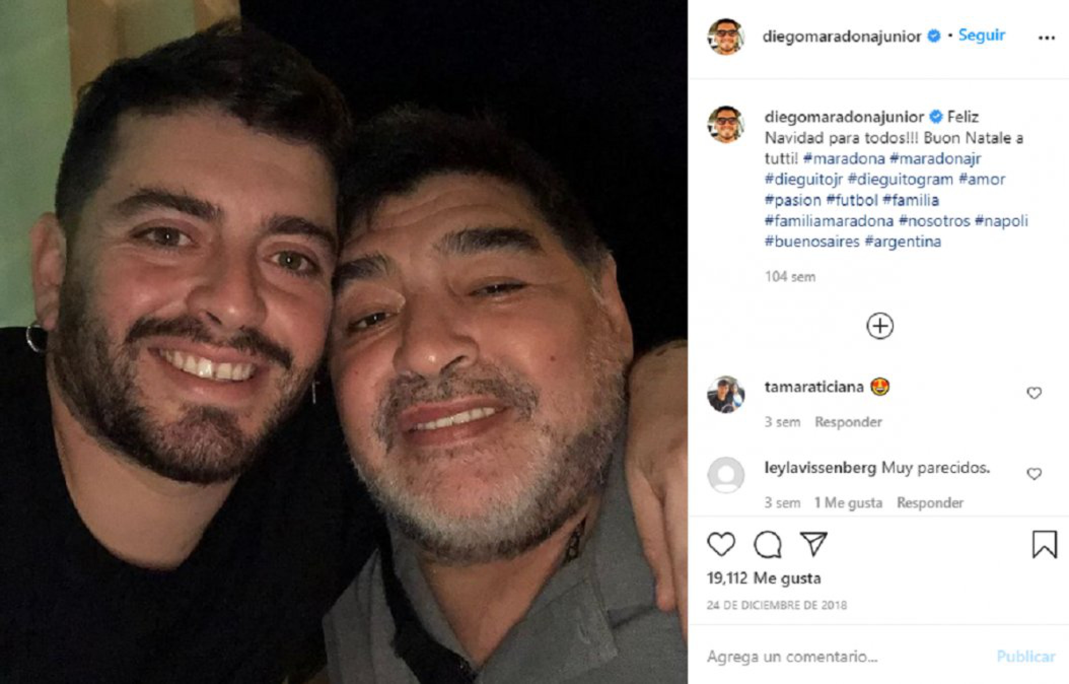 Diego Junior llega a la Argentina en los próximos días: tendría una propuesta para la televisión