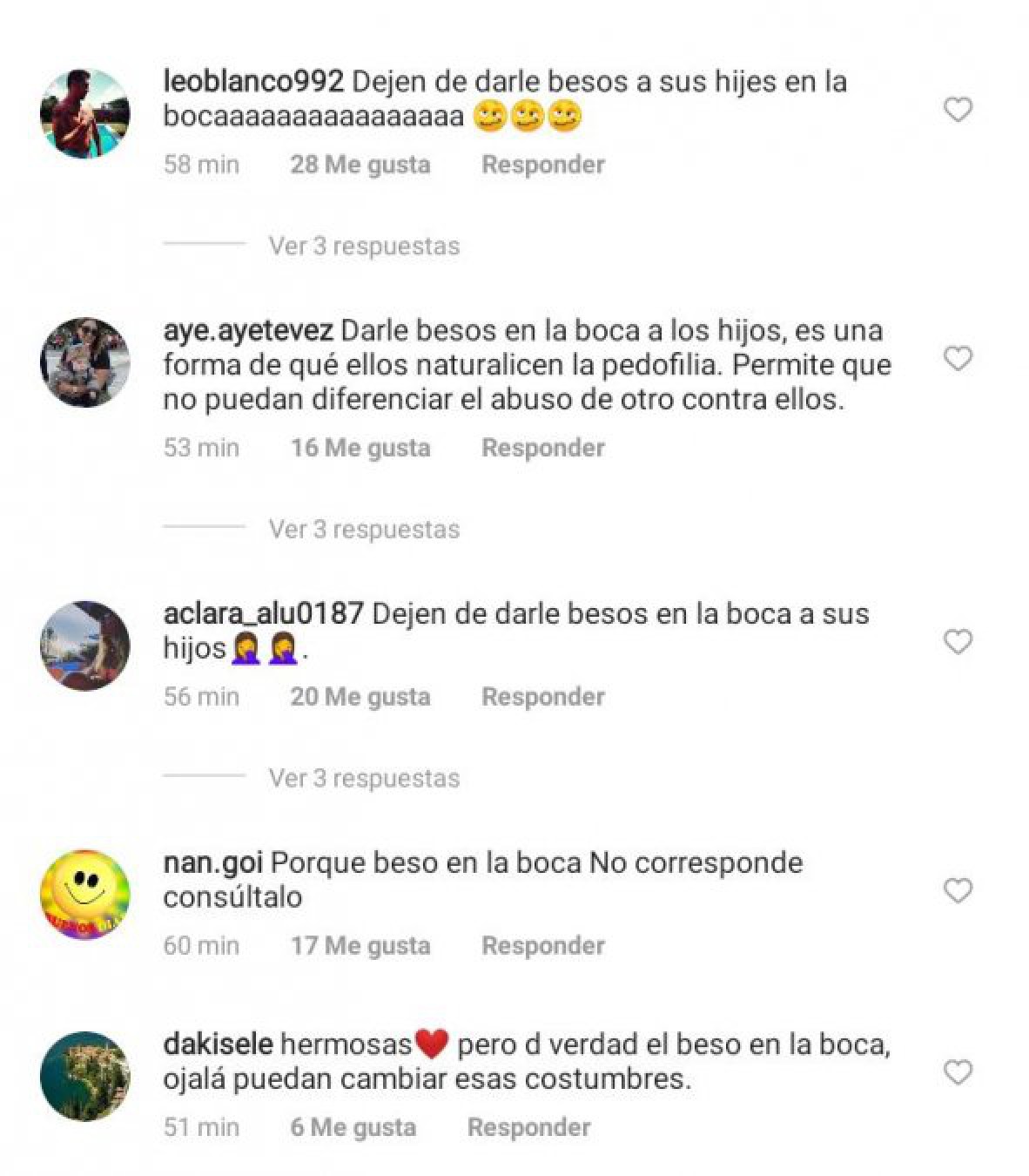 Floppy Tesouro recibió fuertes críticas por besar a su hija en un vídeo